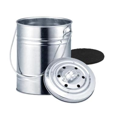 Imagem de FashionCha Composteira, Tanque de Fermentação com Alça de Transporte, Caixa de Compostagem para Jardim, Quintal, Residencial