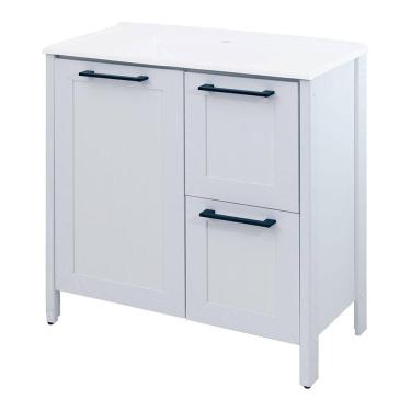 Imagem de Gabinete Banheiro Com Lavatorio 1 Pt 2 Gv 79 cm BN01 Dtall