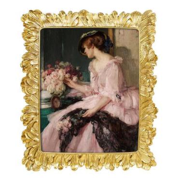 Imagem de Porta-retratos Scarlume Vintage Gold 8x10 para mesa/parede