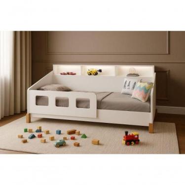 Imagem de Cama Infantil Com Proteção Lateral Mavi  Estilo Montessori - Infantile