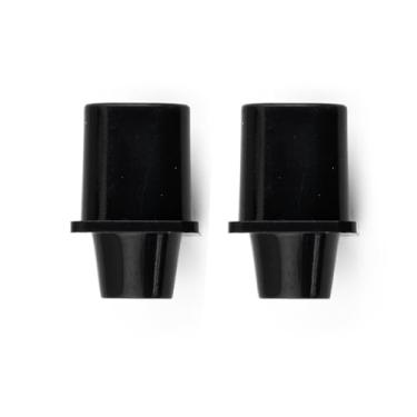 Imagem de DIAO79NI Pro Metric Top Hat Guitarra Tele Switch Pontas 3 Way Captador Seletor Captador Tampas Interruptores para Importação Squier Tele Style Guitarra Elétrica, Preto (conjunto de 2)