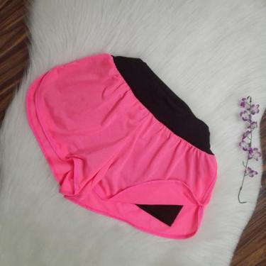 Imagem de Short Duplo Suplex e Dryfit Academia Fitness - Bella fitness, Pink neo