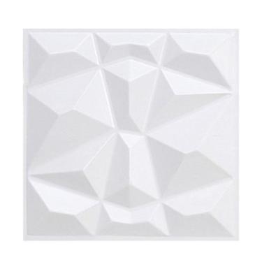 Imagem de Placa PVC 25x25cm 3D Decorativa Autocolante Revestimento Plástico Auto