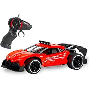 Imagem de Carrinho De Controle Remoto Brinquedo Infantil Criança (Vermelho)