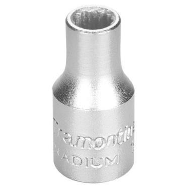 Imagem de Soquete Estriado em Aço Cromo Vanádio 6 mm - Encaixe 1/4" Tramontina P