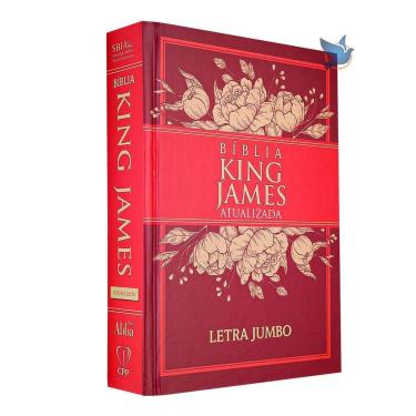 Imagem de Bíblia King James Atualizada Letra Jumbo Capa Dura Vermelha