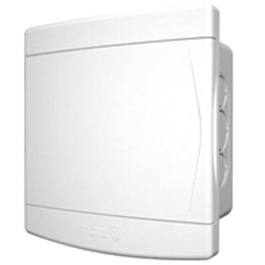 Imagem de Quadro de Distribuição Embutir Para 18/24 Disjuntores Sem Barramento Porta Branca - 33.04.700.2 - TIGRE