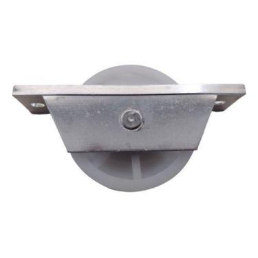 Imagem de Roldana Rodizio Portão Correr Nylon 60mm 1/2  Cana - 2un - KMP