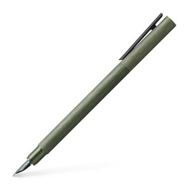 Imagem de Faber-Castell Caneta tinteiro Neo Slim Auminium B - Verde oliva