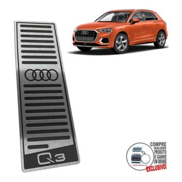 Imagem de Descanso De Pé Aço Inox Audi Q3 2020 2021 Preto