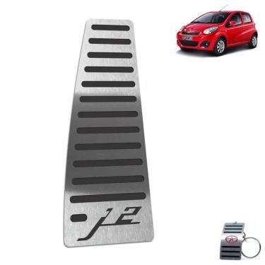 Imagem de Descanso De Pé Em Aço Inox Jac J2 2012 A 2016 Preto