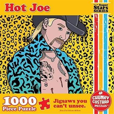 Imagem de Hot Joe Tiger King Jigsaw Puzzle 1000ct Peça Premium Pop