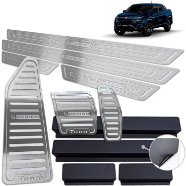 Imagem de Descanso Soleira Pedaleira Automático Prata Toro S-Design