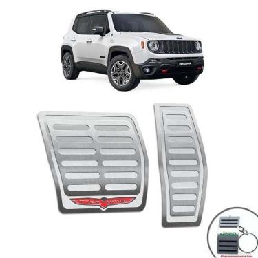 Imagem de Pedaleiras Jeep Renegade Trailhawk Automático Prata