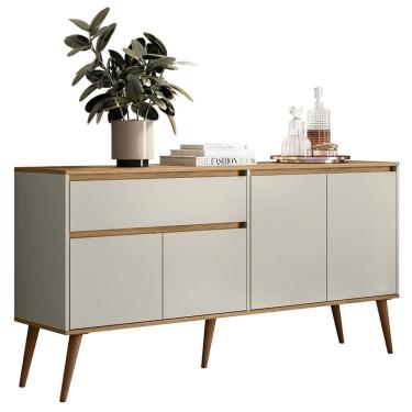 Imagem de Aparador Buffet 160 cm 4 Portas RA2550 Off White Nature PLLA