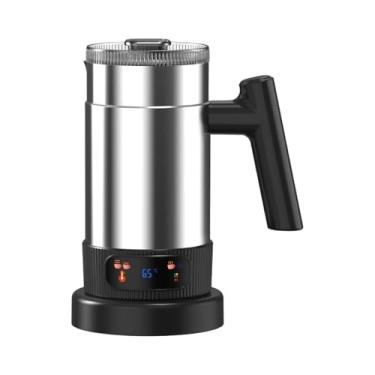 Imagem de DimyFew Espumador elétrico para fazer café com leite com tela sensível ao toque, fácil limpeza, vaporizador de frio 4 em 1 e aquecedor