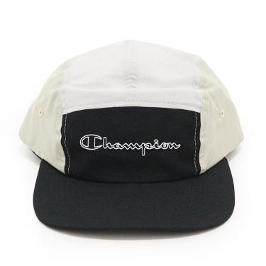 Imagem de Boné Champion Five Panel Micro Script Outline - Preto/Creme/Bege-Unissex