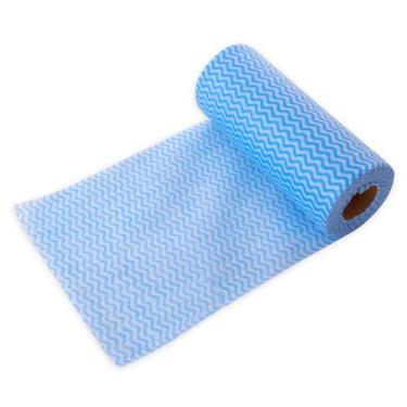 Imagem de Pano Multiuso Tipo Perfex Para Limpeza Picotado Rolo com 25 - Fwb, Azu