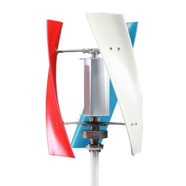 Imagem de 220v,HYZHANHONG Kit de Turbina Eólica Portátil de 3 Lâminas Sem Ruído 12V, Gerador de Energia Eólica de 14000W com Controlador MPPT para Casa, Quinta, RVs e Barcos