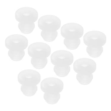 Imagem de 30 peças de encaixe de borracha com ilhós, diâmetro de montagem de plugue de 5 mm ID 2,5 mm A 8 mm vedação anti-arranhões para caixa elétrica tubo de cabo transparente