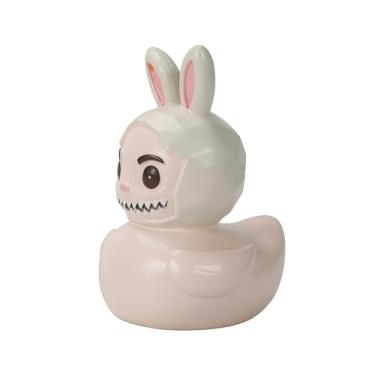 Imagem de OYL Rabbit Resin Figurine, Cartoon Animal Duck Statue, Craft Collectible for Office Desk Home Shelf