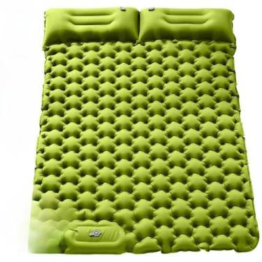 Imagem de ColchãO InfláVel AutomáTico Para Camping | Conforto Casal PortáTil | Inf RáPido E PráTico | DimensõEs 196x125 Cm(verde)
