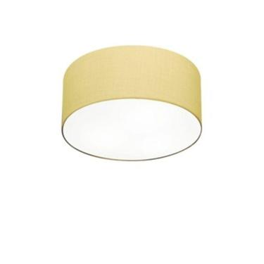 Imagem de Plafon Para Sala Cilíndrico Sl-3010 Cúpula Cor Algodão Crú
