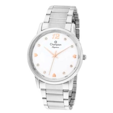Imagem de Relógio CHAMPION feminino analógico prata rosê CN24066Q