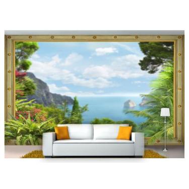 Imagem de Papel De Parede Paisagem Digital Ban 3D Dah44 - Você Decora