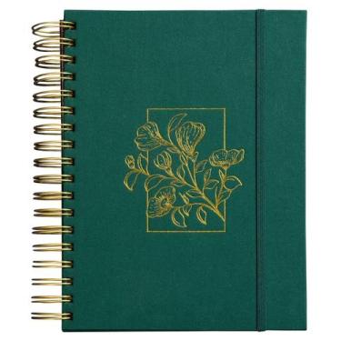 Imagem de Meu Plano Perfeito, Planner Sem Data, Capa Verde Tecido Sobre Capa Dur