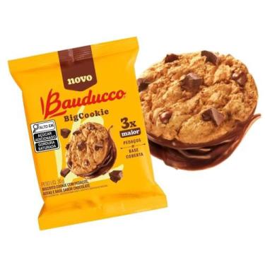 Imagem de Biscoito Big Cookie Bauducco com Gotas de Chocolate 30g 1un - 2121, Ch