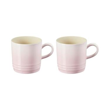 Imagem de Jogo 2 Canecas Cappuccino de Cerâmica 200 ml Shell Pink