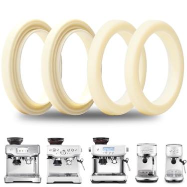 Imagem de 4 peças de substituição da junta Breville - anel de vedação de silicone acessórios Breville Espresso de 54 mm para Breville 870/870/860/840/810/500/450 e Sage 500/870/875/880/810/878, peça de máquina