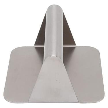 Imagem de ZAWELIYO Prensa de Hambúrguer de Aço Inoxidável 304 para Grelha e Grelha, Prensa de Hambúrguer Antiaderente para Bife, Bacon, Ferramentas de Cozinha, Alça Confortável para Grelhar, para Grelhadores