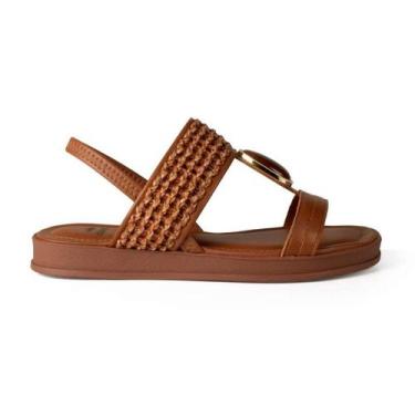 Imagem de Sandália Dakota Casual - Feminino, Marrom, 36