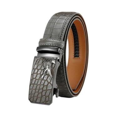 Imagem de Cinto Masculino De Couro PU Com Fivela Automática De Alta Qualidade Pa