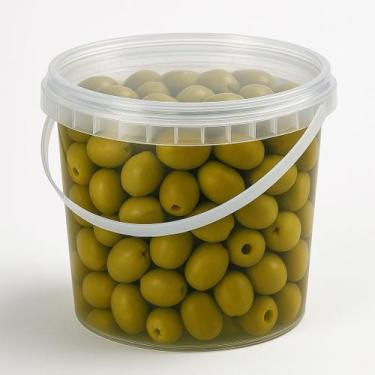 Imagem de Balde Plástico Atóxico 2.2 Litros com Lacre e Alça - Kit com 50 Unidad