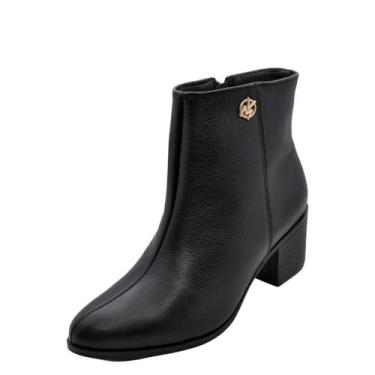 Imagem de Bota Feminino Via Marte Cano Baixo REF: 066-010-01 COURO ATENAS, 39, P