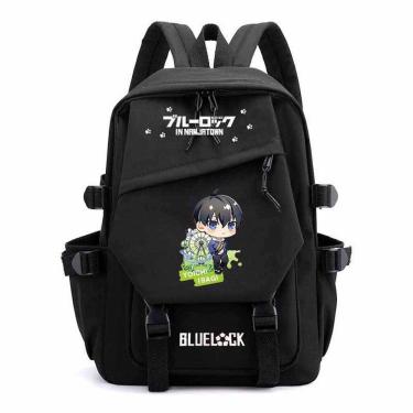 Imagem de Mochila escolar Blues Locks Isagis Yoichis Cartoon Kids