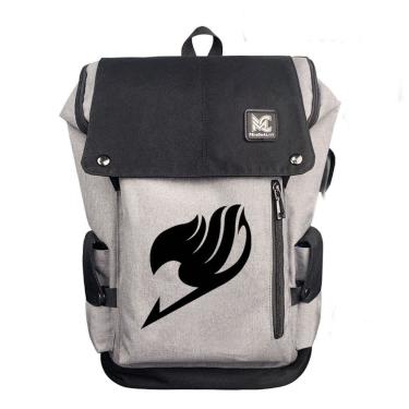 Imagem de Mochila escolar Fairys Tails Anime para crianças 32x16x44cm