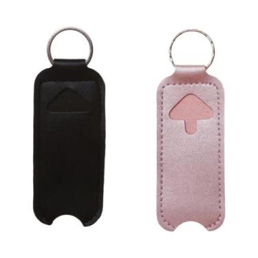 Imagem de Capa Protetora Portátil De Couro PU Para Chaveiro, Para Protetor Labia