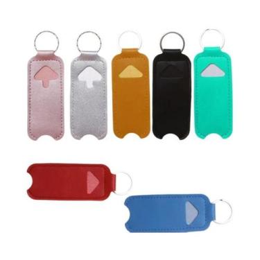 Imagem de Capa Protetora Portátil De Couro PU Para Chaveiro, Para Protetor Labia