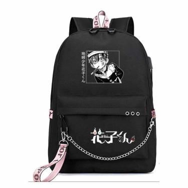 Imagem de Mochila Hanako-kun Toilets Cartoon Kids School Bag 32x15x45cm