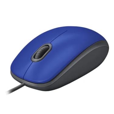 Imagem de Mouse Com Fio Logitech, M110 Silent, USB, Azul