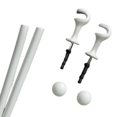 Imagem de Varão de Madeira Decorativo Para Cortina 2,00 Metros 19mm Com Kit De Ponteira + Suporte varão de cortina (Varão Completo Branco,Kit 2 Varão)