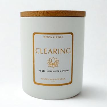 Imagem de Vela Clearing Intention – Limpe seu espaço e mente – Vela perfumada de soja de coco para bem-estar emocional – Vela luxuosa pronta para presente da Wendy Kleiner