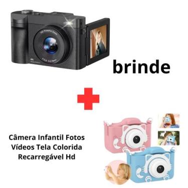 Imagem de Câmera Digital De Fotografia Profissional 2025 16x 50mp bateria 3.7 15