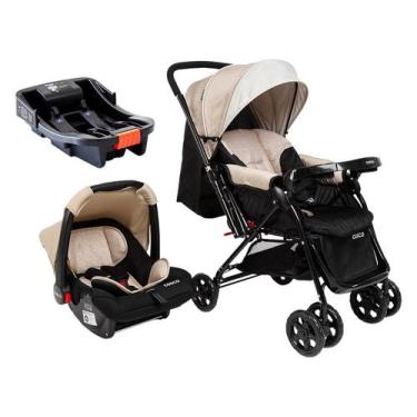Imagem de Carrinho de Bebê Alça Reversível com Base e Bebê Conforto Cosco Kids R