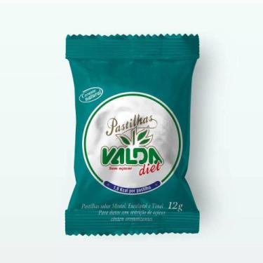 Imagem de Pastilhas Valda Diet Mentol Sache 12g - Sem Açúcar e Veganas