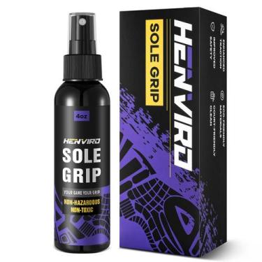 Imagem de Kit antiderrapante Henviro 120 ml para tênis de basquete
